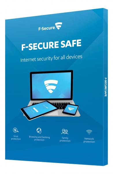 F-Secure SAFE reaaliaikasuoja, 1 laite, 1 vuosi ATTACH-versio