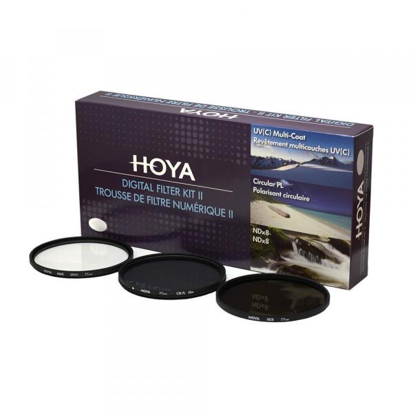 Hoya Digital Filter Suodin Kit II 72 mm Pol-Circ. / NDX8 / HMC UV (C)