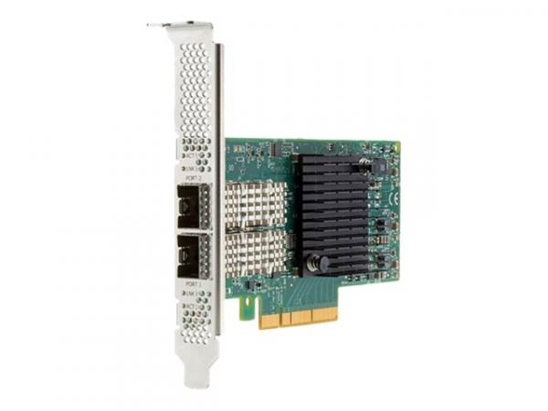 HPE 640SFP28 - Verkkoadapteri - PCIe 3.0 x8 / PCIe 3.0 x4 matala profiili - 25 Gigabit Ethernet x 2 malleihin Apollo 4200 Gen9; ProLiant DL180 Gen10, DL325 Gen10, DL360 Gen10, DL380 Gen10