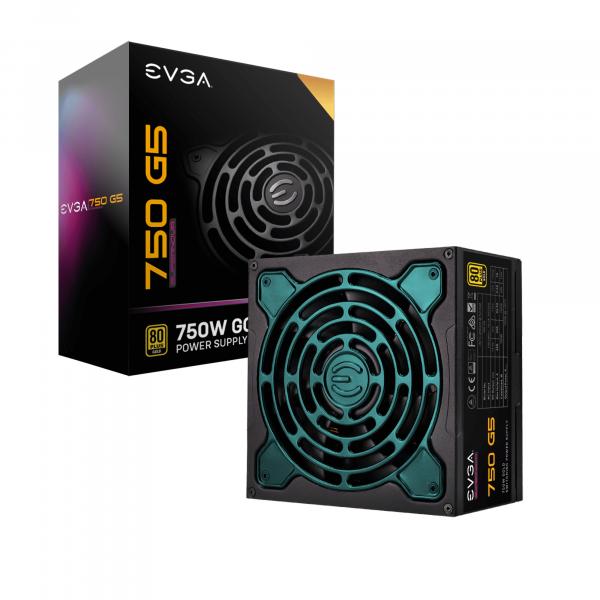 EVGA SuperNOVA 750 G5, 80 Plus Gold 750W, Fully Modular, Eco Mode with FDB Fan, 10 Year Warranty, Includes Power ON Self Tester, Compact 150mm Size, Power Supply 220-G5-0750-X2 (EU)