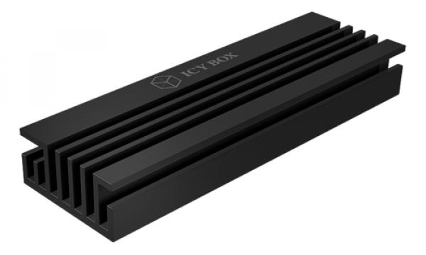 ICY BOX IB-M2HS-70, heat sink for 2280 M.2 SSD's, black