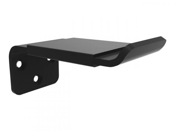 Multibrackets M Headset Holder - Wall mount tuotteelle kuulokkeet/kuuloke - alumiini - musta - seinään asennettava