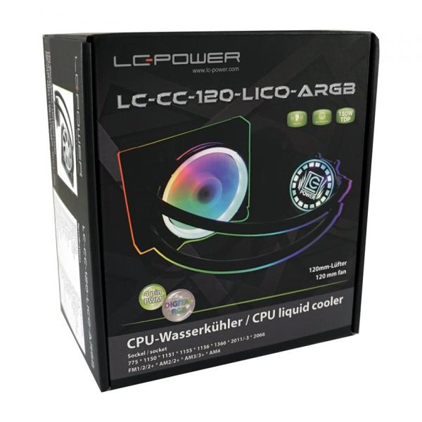 LC-CC-120-LiCo-ARGB - Liquid CPU cooler