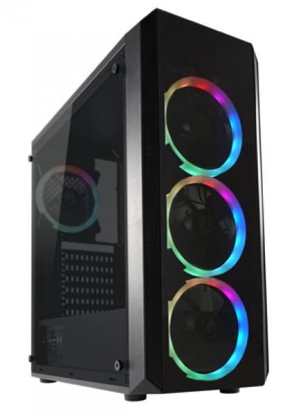 LC-Power 703B Quad-Luxx Gaming RGB Midi
