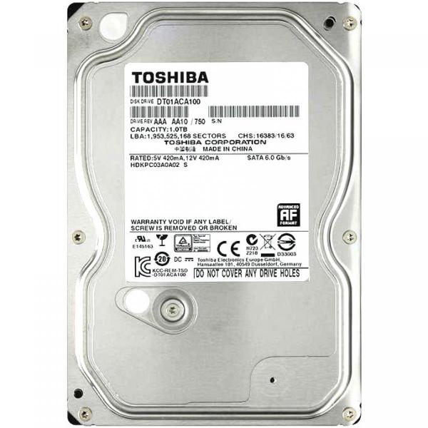 Toshiba DT01ACA100 1TB, 3.5", 7.2K, 32MB, SATA III -kiintolevy