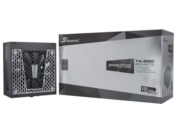 Seasonic PRIME TX-650 ~ 650W, 80 PLUS Titanium, modulaarinen ATX-virtalähde