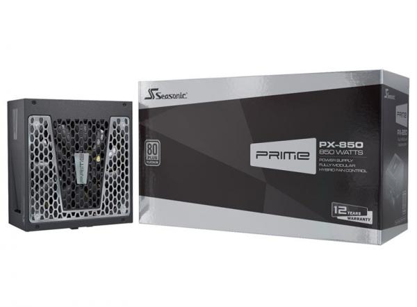 Seasonic PRIME PX-850 ~ 850W, 80 PLUS Platinum, modulaarinen ATX-virtalähde