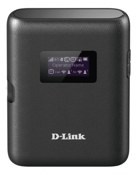 D-Link DWR-933 4G LTE Mobile Router, 802.11ac/n/g/b, Cat 6 LTE-A, Built-in SIM card slot, black