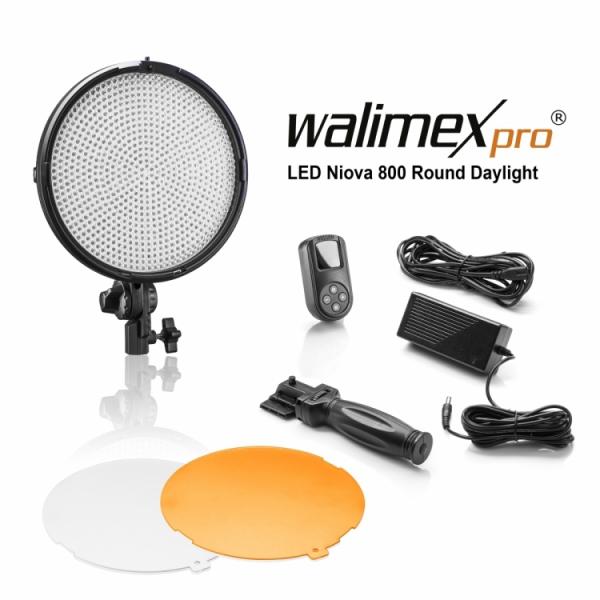 walimex pro LED Niova 800 plus Round Daylight