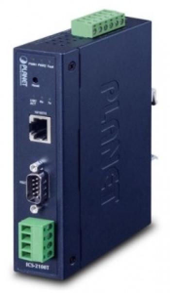 PLANET 1x RS-232/422/485 RJ45 IP30 Industrial Device Server -40...+75C