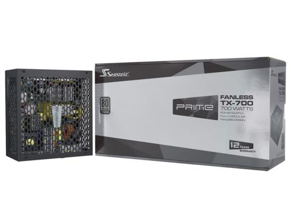 SEASONIC PRIME-TX-700 ~ 700W, 80 PLUS Titanium, passiivinen modulaarinen ATX-virtalähde