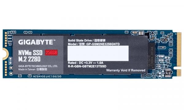 GIGABYTE 256GB, NAND Flash, PCIe 3.0 x4, NVMe M.2 SSD-levy