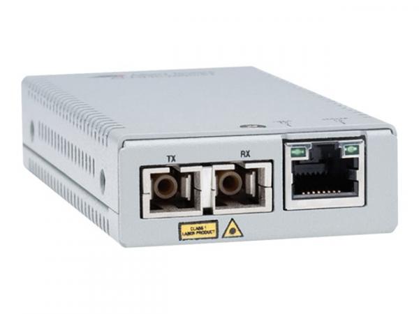 Allied Telesis AT MMC200/SC - Valokuitu-mediamuunnin - 100Mb LAN - 10Base-T, 100Base-FX, 100Base-TX - RJ-45 / SC (monitila) - jopa 2 km - 1310 nm