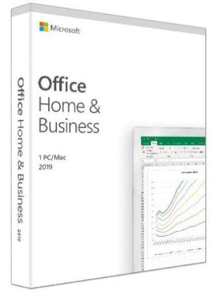 MS Office Home and Business 2019 English EuroZone Medialess P6 (EN)