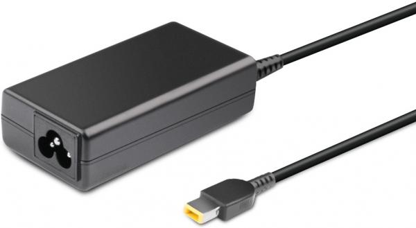 CoreParts Power Adapter for Lenovo, 65W 20V 3.25A Plug, Square Including EU Power Cord Slim tip