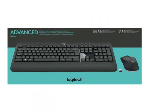 LOGITECH MK540 ADVANCED Wireless Keyboard and Mouse Combo - UK -Näppäinasettelu- ähdään pian!ilman ääkkösiä