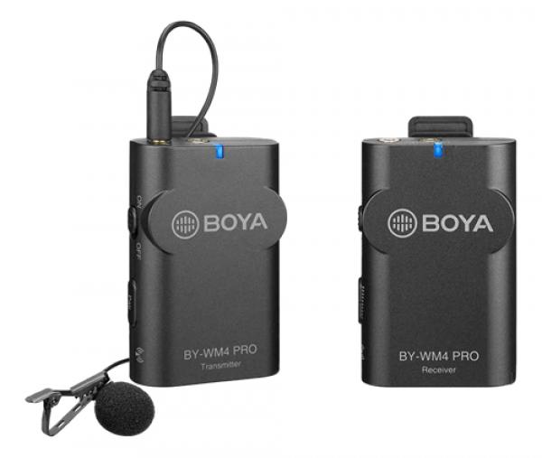 BOYA BY-WM4 Pro Dual-Channel Digital Wireless Microphone, black