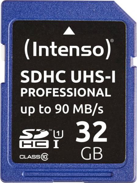 Intenso SDHC Card 32GB Class 10 UHS-I Professional