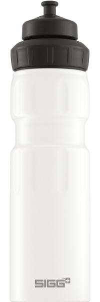 Sigg Water Bottle alu WMB Wide Mouth Sports white