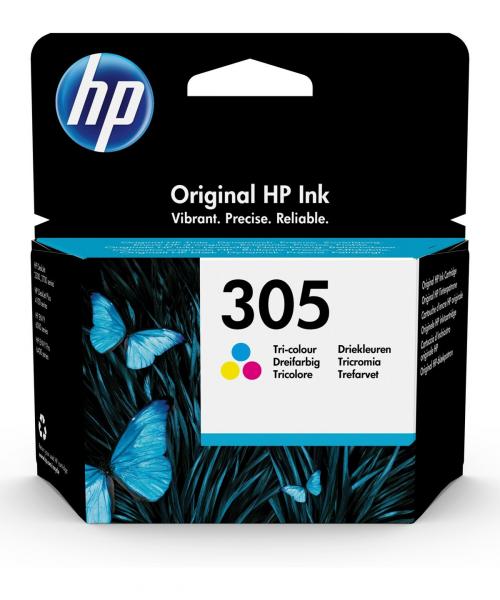 HP 305 Tri-color Original Ink Cartridge