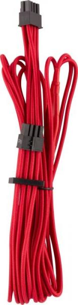 Corsair Premium Individually Sleeved EPS12V CPU cable, Type 4 (Generation 4), Punainen