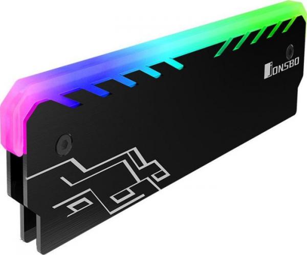 Jonsbo NC-1 -muistijäähdytin, RGB-valaistus, musta