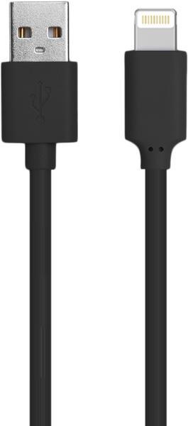 Bigben WOW Lightning to USB-A Charge Cable (MFi, C89) 1m Musta
