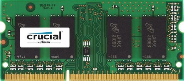Crucial 4GB DDR3 1066 MT/s CL7 PC3-8500 SODIMM 204pin Mac compatible