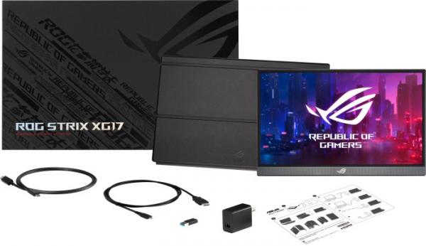 ASUS 17.3"" ROG Strix XG17AHPE Portable USB-C Monitor 1920x1080p IPS 240Hz