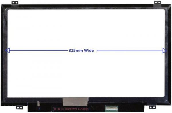 CoreParts 14,0" LCD HD Matte 1366x768 - 315mm wide