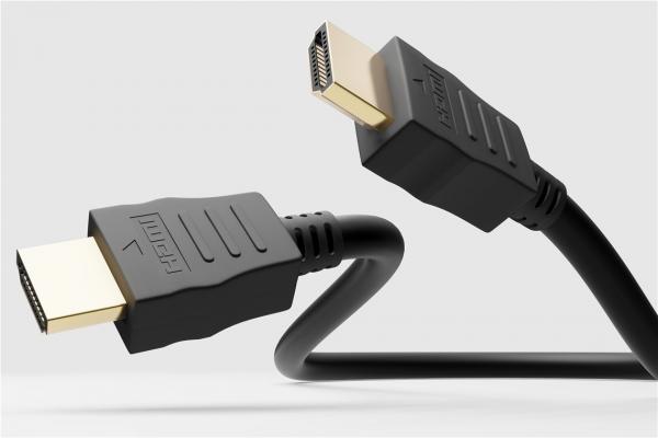 GB HDMI V2.1 8K KAAPELI 1M, Series 2.1 8K Ultra High Speed HDMI Cable with Ethernet, black, 1m - High speed cable for 8K@60 Hz, 4k@120Hz, HDCP 2.2, hyvin yhteensopiva pelikonsolien kanssa: Playstation 5 (PS 5) sekä Microsoft Xbox X