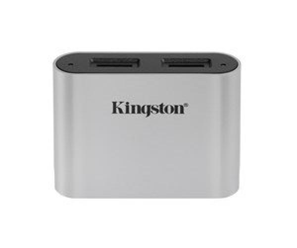 KINGSTON USB3.2 GEN1 WORKFLOW DUAL-SLOT MICROSDHC/SDXC UHS-II CARD READER