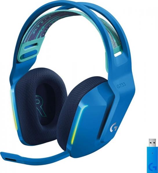 Logitech G733 LIGHTSPEED Wireless RGB Gaming Headset sininen