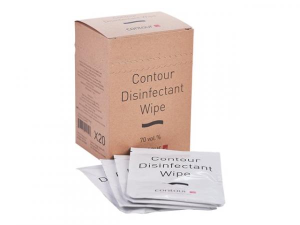CONTOUR Disinfectant Wipe 20 pack