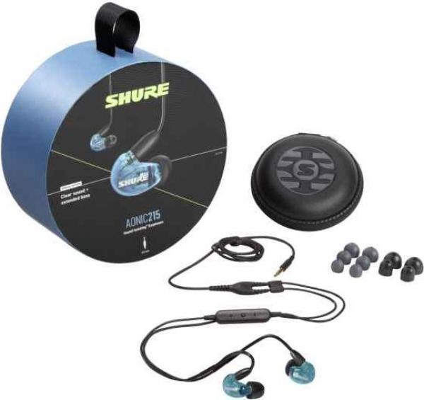 Shure AONIC 215 UNI sininen