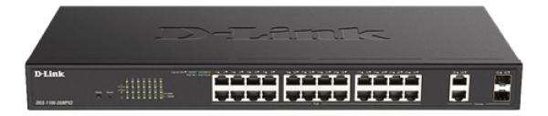 D-Link Switch 24G 2SFP PoE 370W 24x10/100/1000 2xSFP managed