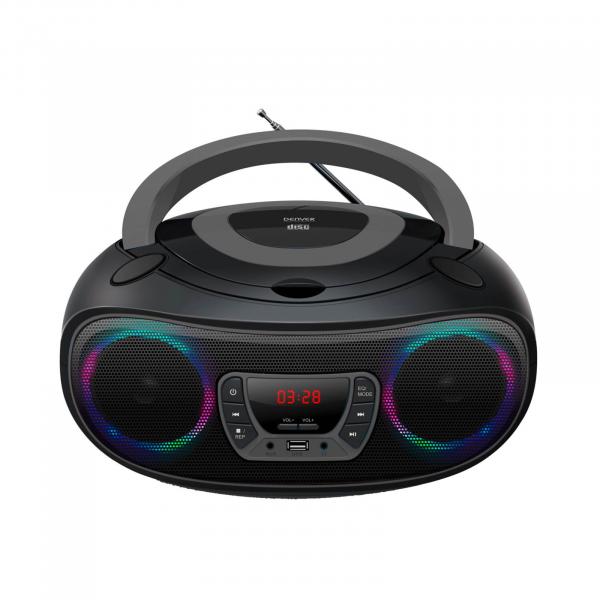 Denver TCL-212BT musta CD / FM-radio /  MP3 / Bluetooth / RGB valot