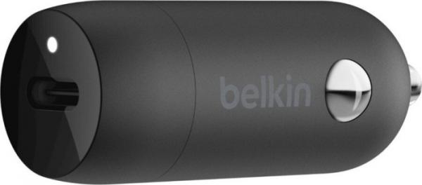 Belkin BoostCharge 20W USB-C PD -autolaturi musta