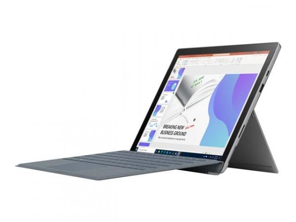 Microsoft Surface Pro 7+ - Tabletti - Core i5 1135G7 - Win 10 Pro - 8 Gt RAM - 128 GB SSD - 12.3" kosketusnäyttö 2736 x 1824 - Iris Xe Graphics - Bluetooth, Wi-Fi - platina - kaupallinen