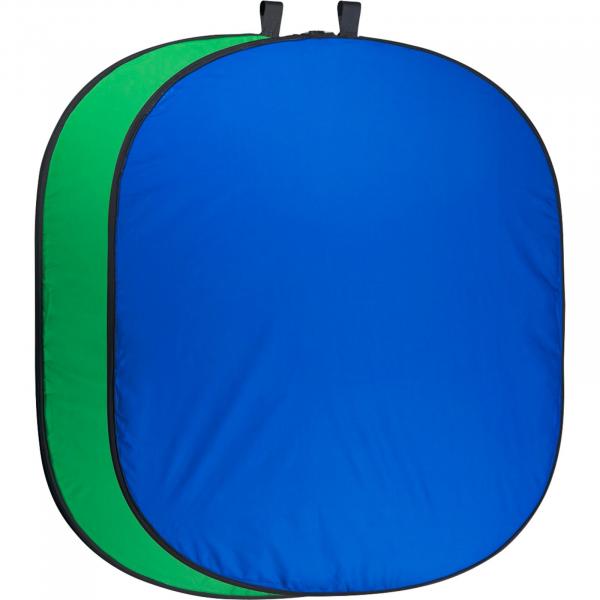 walimex pro Foldable Background green/blue 150x210cm
