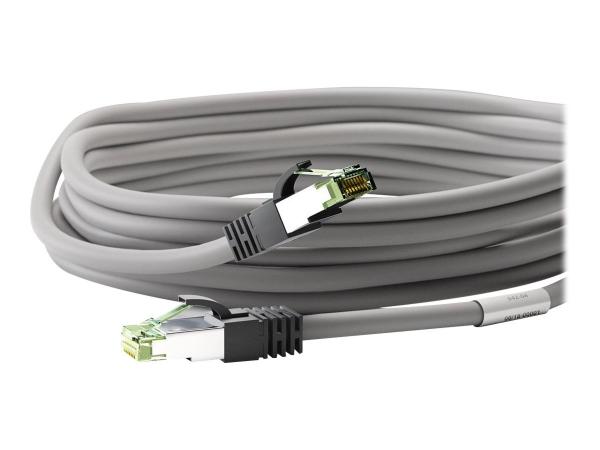 CAT 8.1 patch cable, S/FTP (PiMF), grey, 5m - LSZH halogen-free, CU material