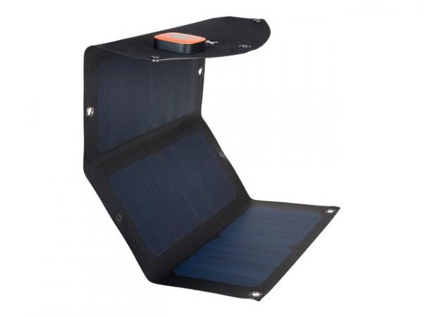 XTORM Tehokas 21W aurinkopaneeli laturi, Solar panel charge USB-C & USB-A