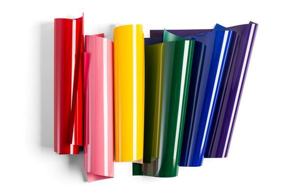 Cricut Everyday Iron-On 30x30cm 6-sheet Sampler (Rainbow)