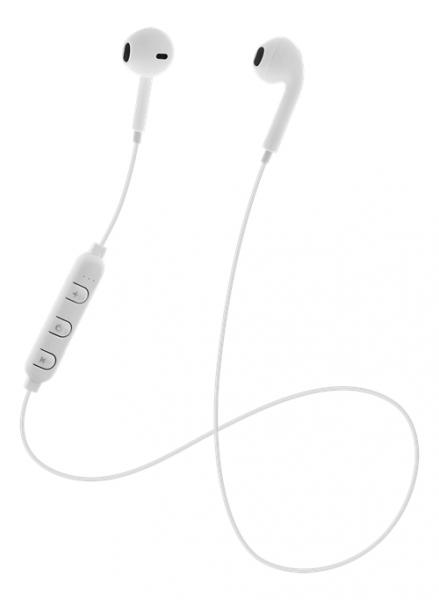 STREETZ BT-kuulokemikrofoni HL-BT300 semi-in-ear Valkoinen