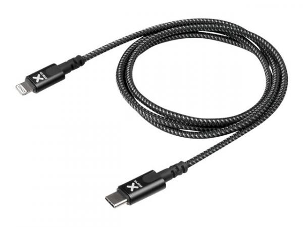 xtorm CX2031 -Lightning-kaapeli - USB-C (uros) to Lightning (uros) - 1 m - musta malleihin Apple iPad/iPhone/iPod (Lightning)