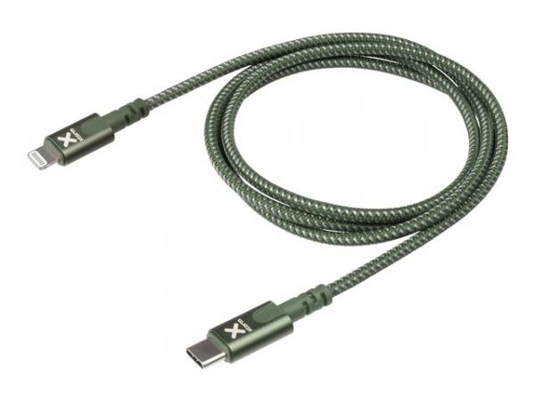 xtorm CX2032 -Lightning cable-  USB-C (uros) to Lightning (uros) - 1 m - vihreä