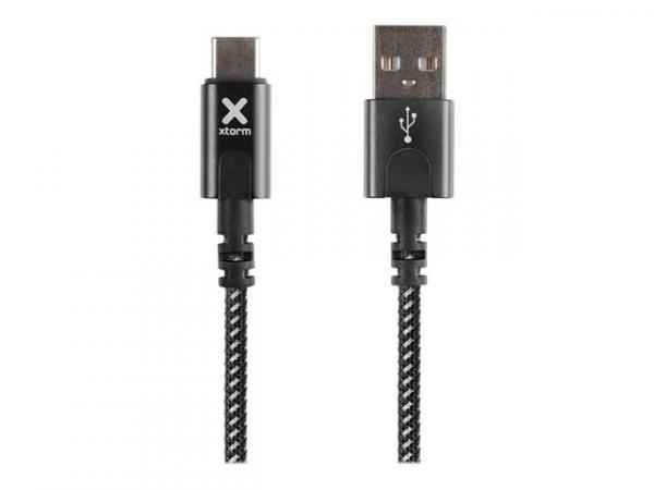 Xtorm Original - USB cable - USB (uros) to USB-C (uros) - 20 V - 3 A - 3 m - musta