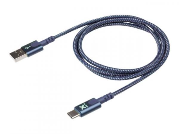 xtorm Original - USB cable - USB (uros) to USB-C (uros) - 20 V - 3 A - 1 m - sininen