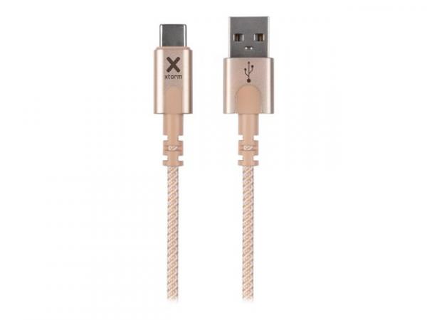 xtorm Original - USB cable - USB (uros) to USB-C (uros) - 20 V - 3 A - 1 m - kulta