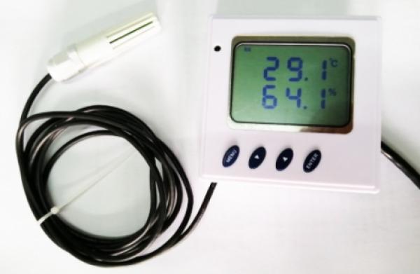 Yundier Temperature/Humidity Sensor LAN/PoE External Sensor 2m, 1x DI, SNMP